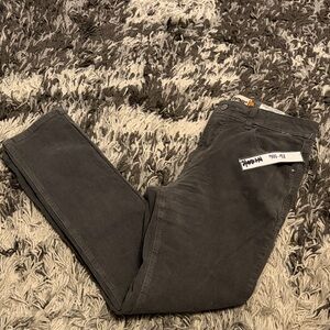 Tailor Vintage Charcoal Gray Corduroy Trousers